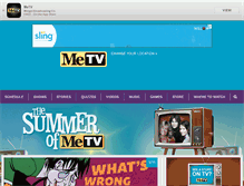 Tablet Screenshot of metv.com